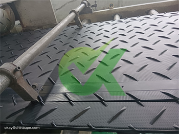 customized size temporary road mats 10mm for Lawns protection